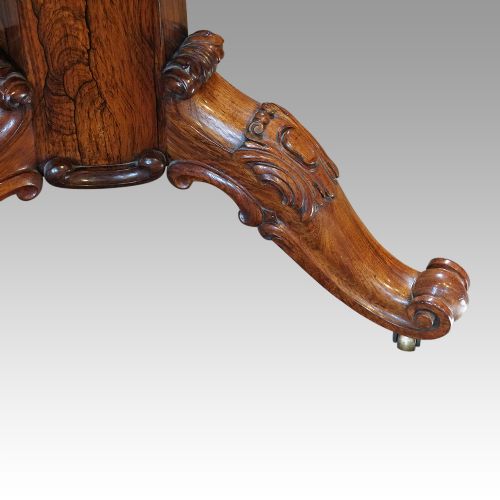 fig 5. Victorian shaped rosewood centre table