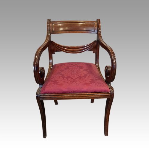 fig 2. Regency set of 8 dining chairs