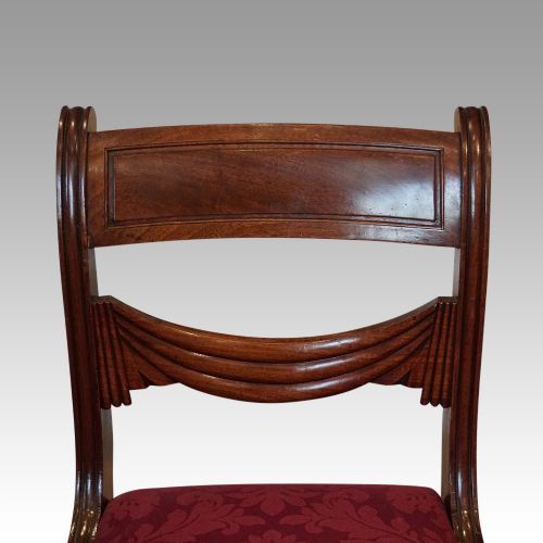 fig 3. Regency set of 8 dining chairs
