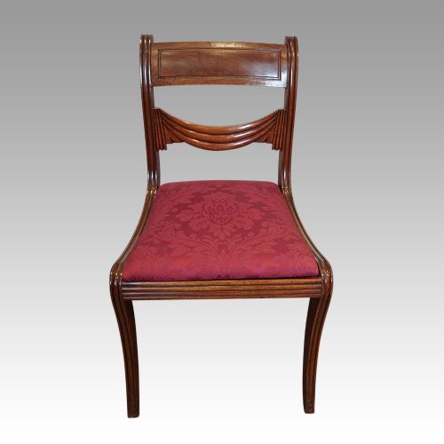 fig 9. Regency set of 8 dining chairs