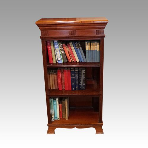 Edwardian Narrow Open Bookcase