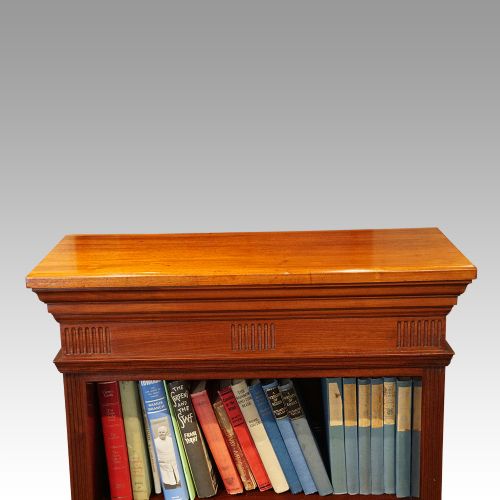 fig 9. Edwardian narrow open bookcase
