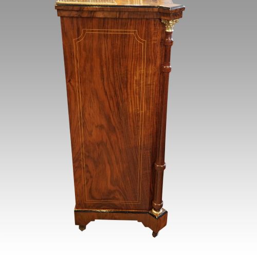 fig 4. Victorian inlaid walnut music cabinet