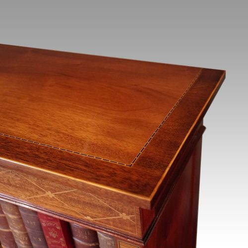 fig 4. Edwardian inlaid open bookcase