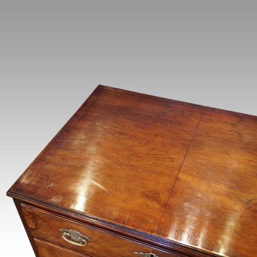fig 1. Walnut small chest of drawers