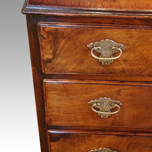 fig 2. Walnut small chest of drawers