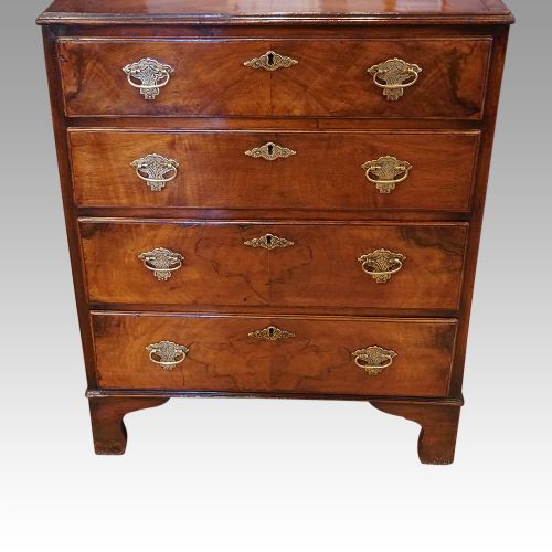 fig 3. Walnut small chest of drawers