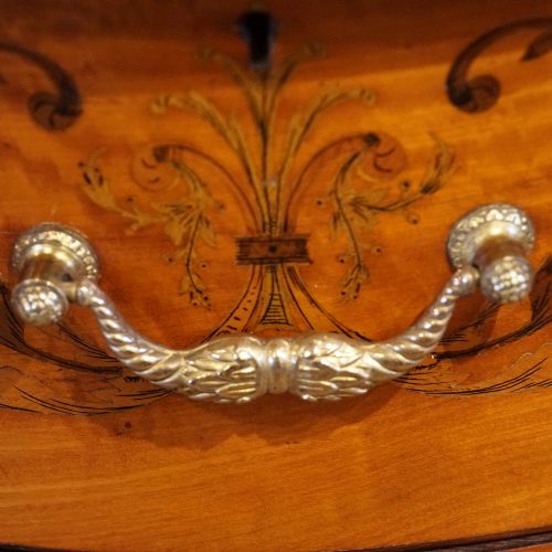 fig 2. Victorian inlaid Satinwood desk