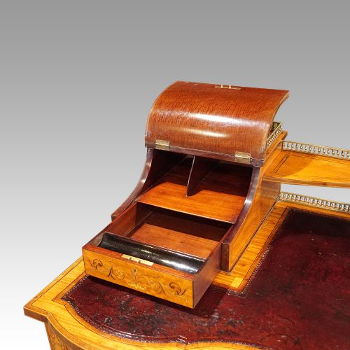 fig 4. Victorian inlaid Satinwood desk