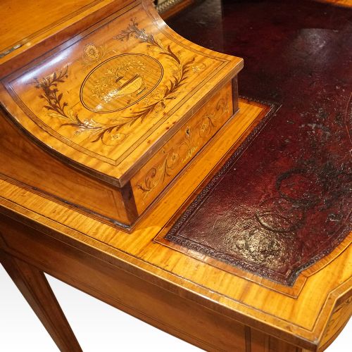 fig 5. Victorian inlaid Satinwood desk