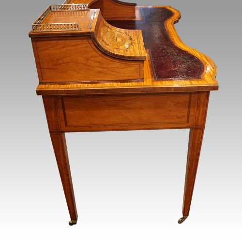 fig 8. Victorian inlaid Satinwood desk