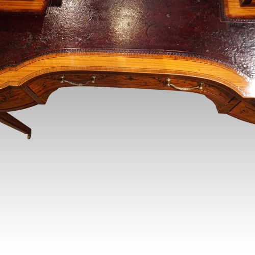 fig 9. Victorian inlaid Satinwood desk