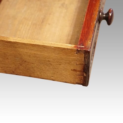 fig 7. Victorian mahogany pedestal desk