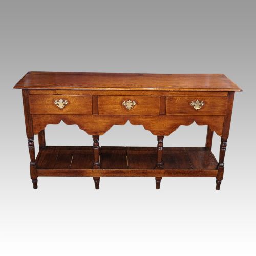 Antique Oak Pot Board Dresser