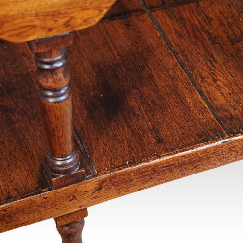 fig 1. Antique oak pot board dresser