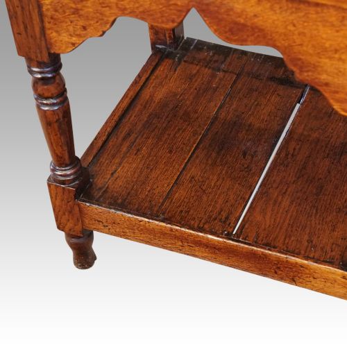fig 2. Antique oak pot board dresser