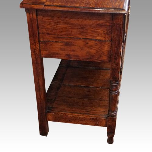 fig 4. Antique oak pot board dresser