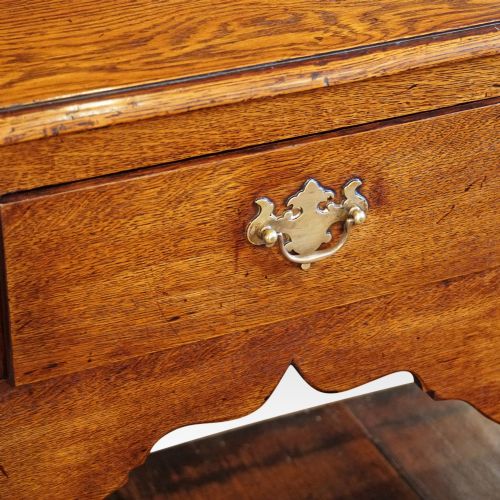 fig 6. Antique oak pot board dresser