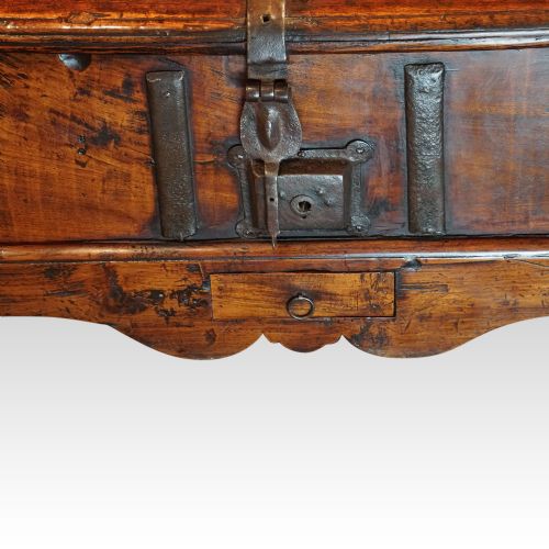 fig 1. Antique iron bound merchant chest