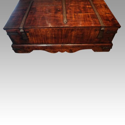 fig 6. Antique iron bound merchant chest