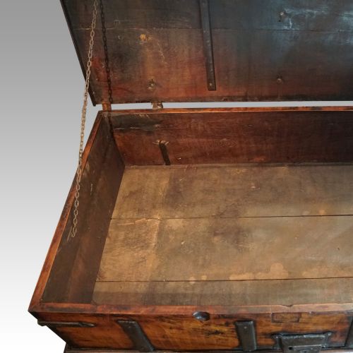 fig 7. Antique iron bound merchant chest