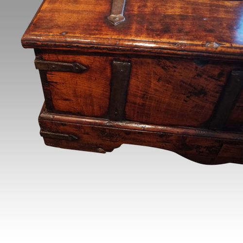 fig 9. Antique iron bound merchant chest