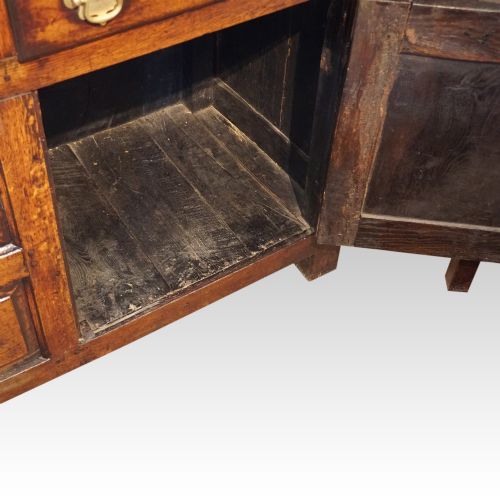 fig 6. Antique Oak dresser base