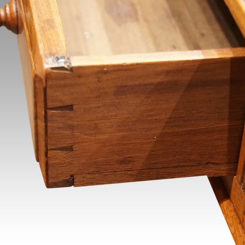 fig 4. Edwardian walnut pedestal desk
