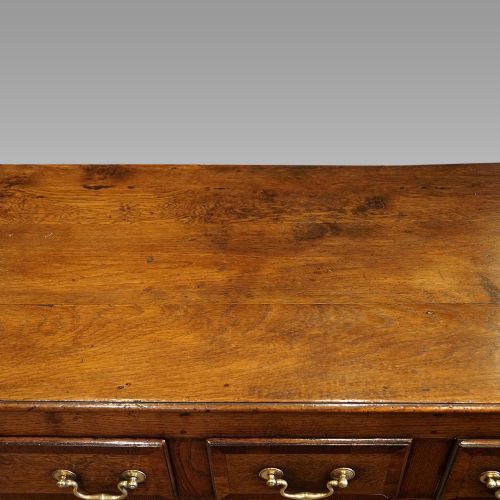 fig 8. Antique oak dresser base