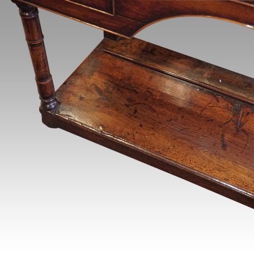 fig 6. Georgian oak pot board dresser base