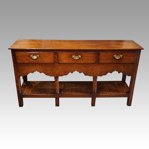 Georgian Oak Pot Board Dresser Base