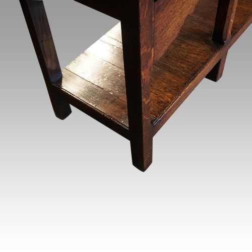 fig 1. Georgian oak pot board dresser base