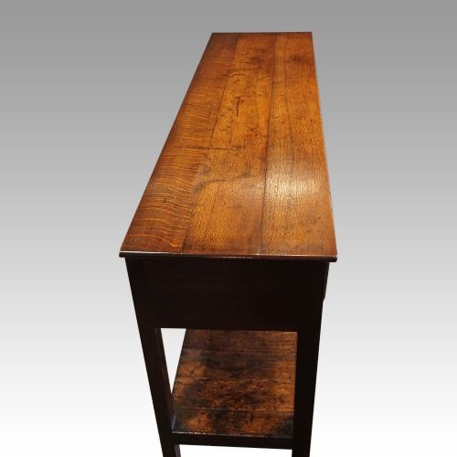 fig 6. Georgian oak pot board dresser base