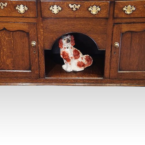 fig 6. Antique oak dog kennel dresser