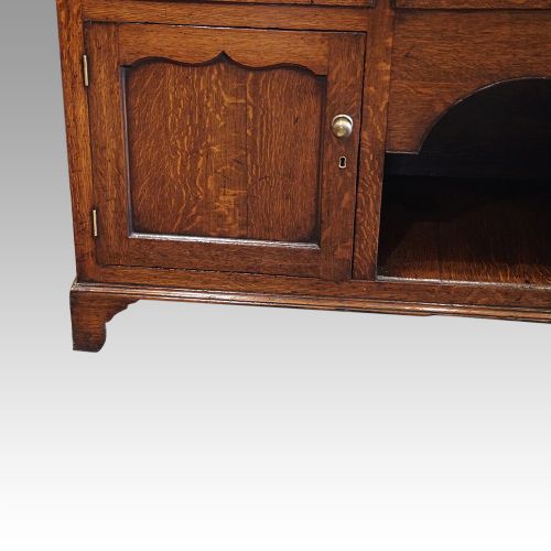 fig 7. Antique oak dog kennel dresser