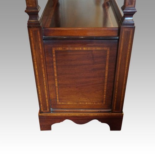 fig 2. Edwardian inlaid mahogany dumb waiter