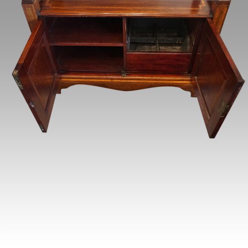 fig 4. Edwardian inlaid mahogany dumb waiter