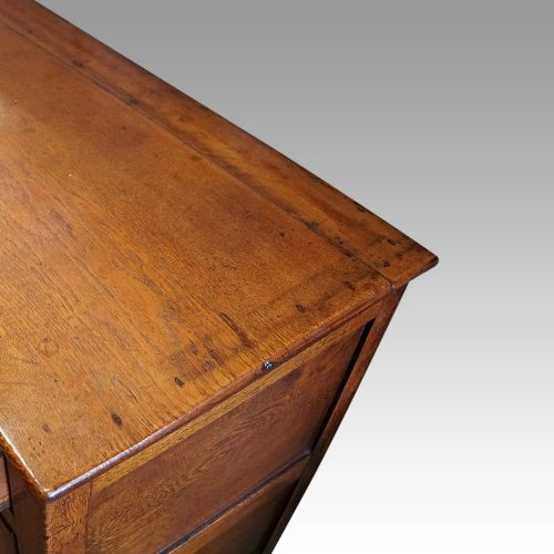 fig 1. Antique oak dresser base