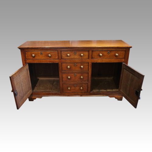 fig 6. Antique oak dresser base