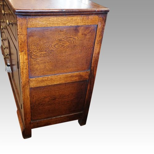 fig 7. Antique oak dresser base