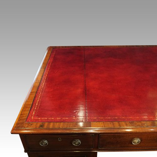 fig 2. Georgian Mahogany Partners Desk