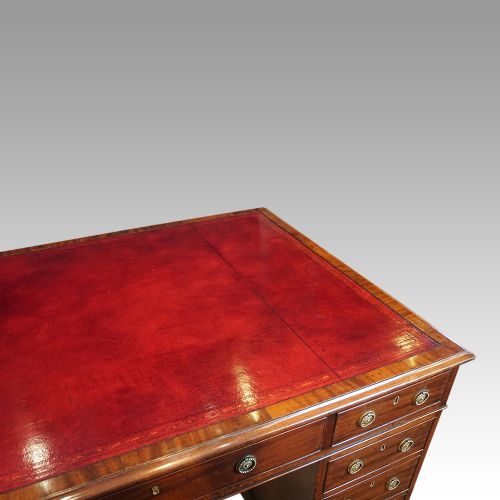 fig 3. Georgian Mahogany Partners Desk