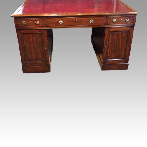 fig 6. Georgian Mahogany Partners Desk