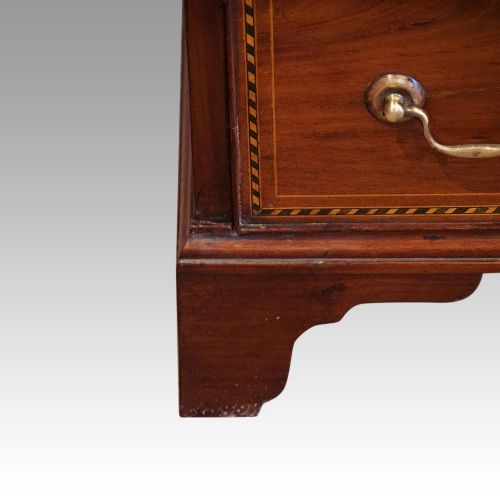 fig 1. Edwardian tall narrow mahogany chest