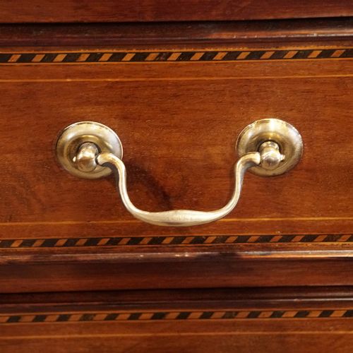 fig 2. Edwardian tall narrow mahogany chest