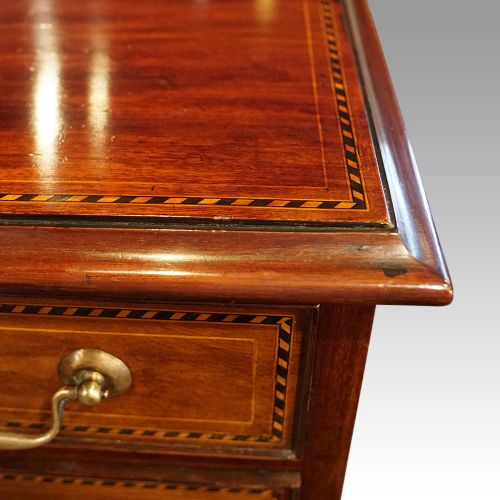 fig 4. Edwardian tall narrow mahogany chest