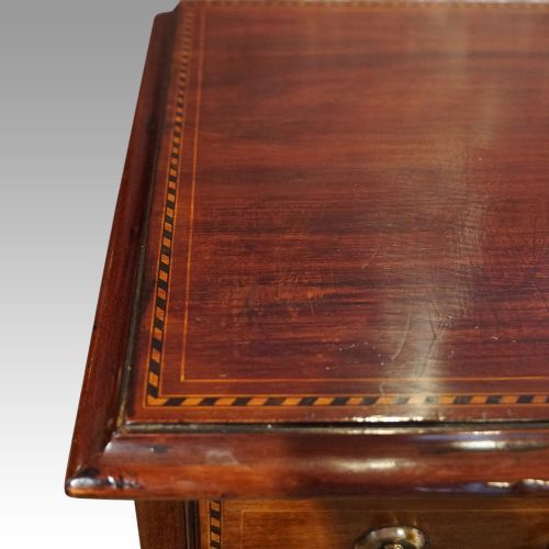 fig 6. Edwardian tall narrow mahogany chest