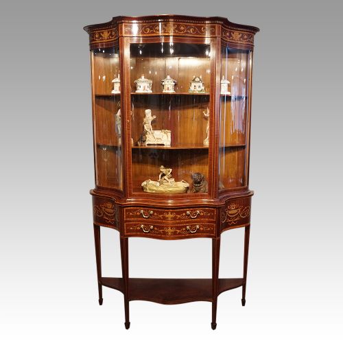 Edwardian Inlaid Cabinet