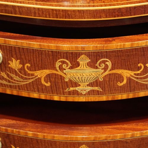 fig 4. Edwardian inlaid cabinet