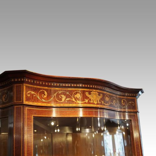 fig 8. Edwardian inlaid cabinet